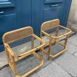 Pair of vintage bedside tables