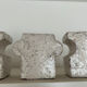 Set of cracked mini-vases