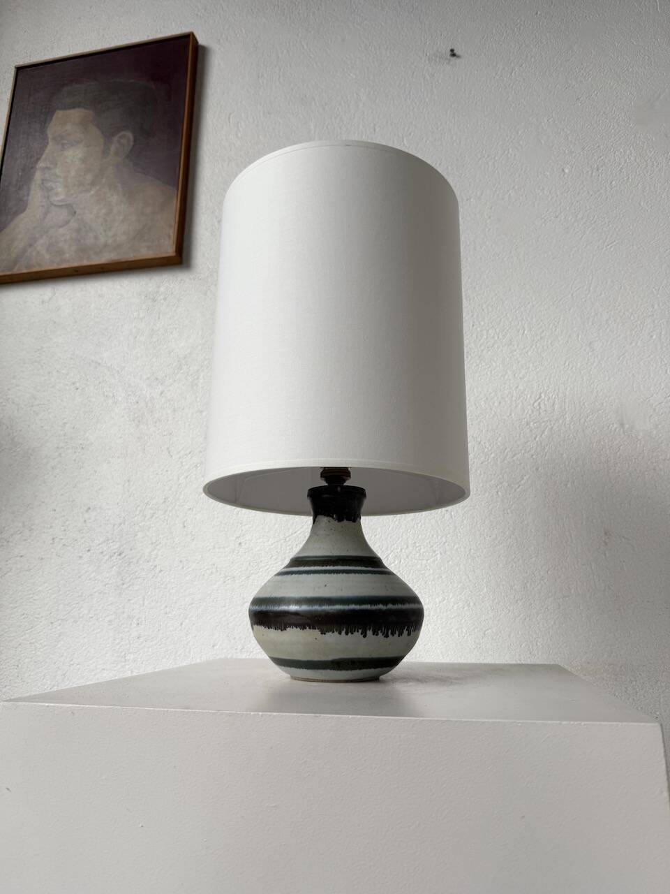 Vallauris ceramic table lamp from the 60s