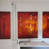 Tableau tryptique