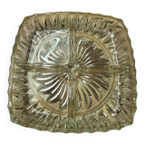 Vintage glass appetizer dish