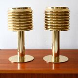 Pair of model B142 brass table lamps by Hans-Agne Jakobsson