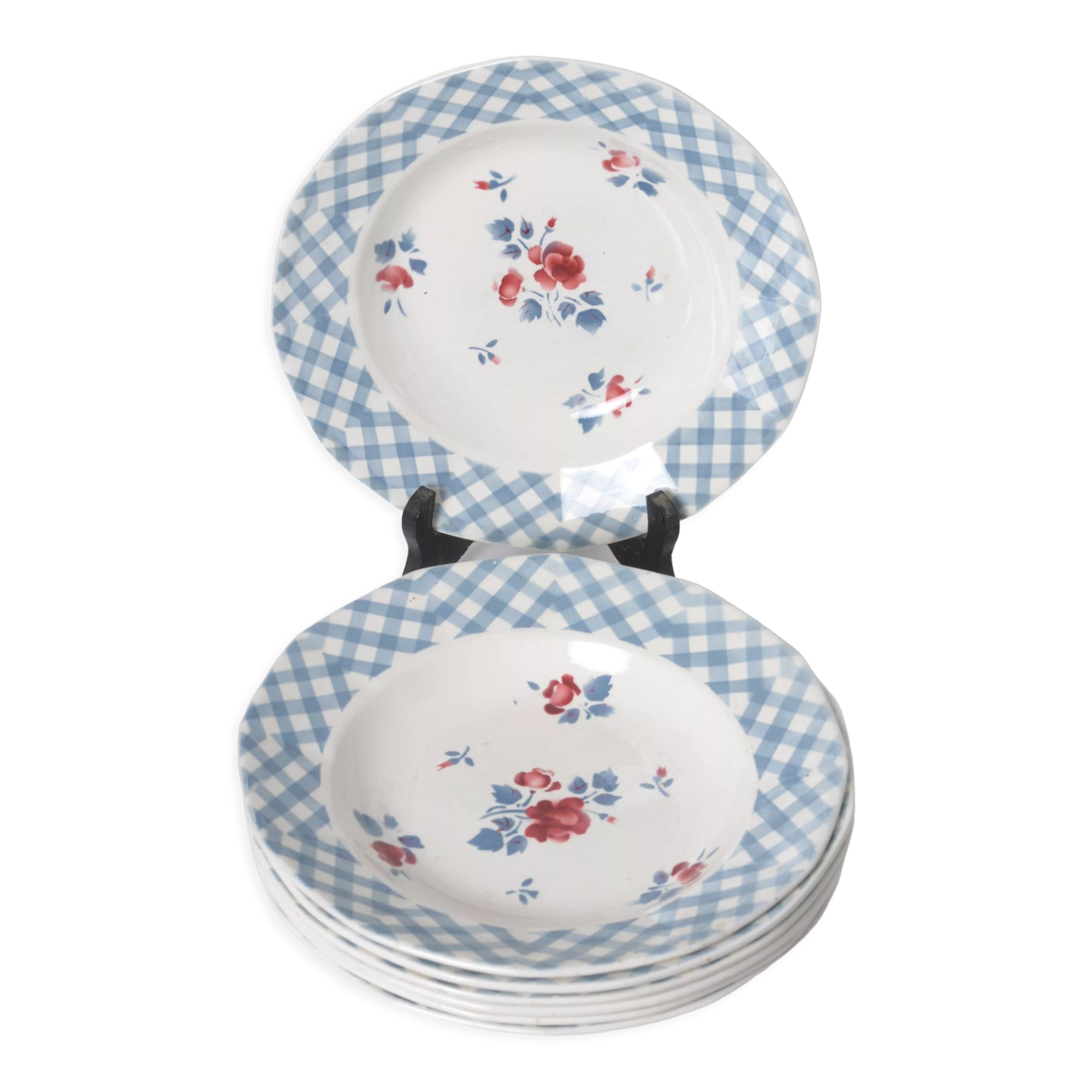 Hollow plates Digoin Sarreguemines