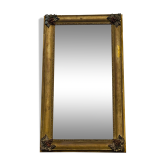 Miroir doré 19ème siècle