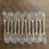 Art Deco cutlery housewife 12 people