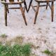 Set of 4 mountain style chairs from the 60s in beech