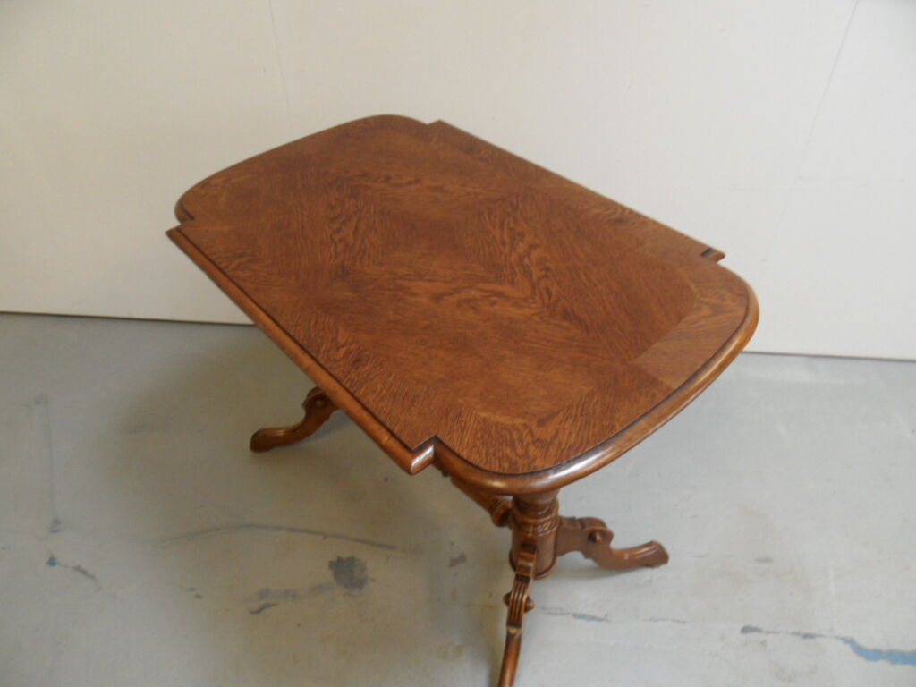 Antique oak French sidetable