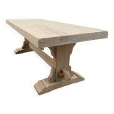 Solid walnut monastery table
