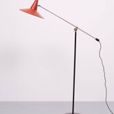 Wim Rietveld floor lamp 1960s Holland