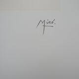 Joan Miro: little girl in the garden - Signed lithograph