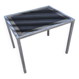 Chrome metal side table 1970