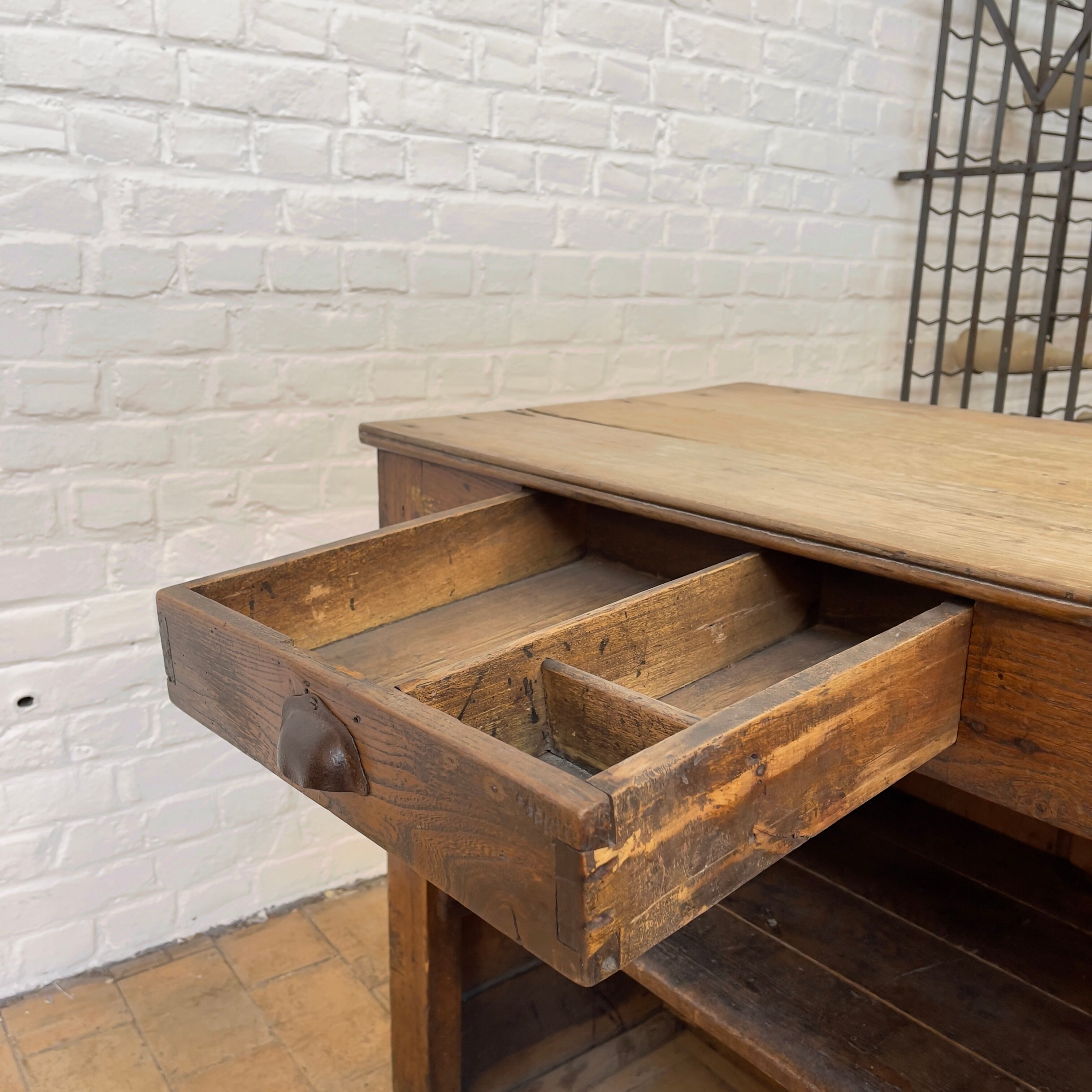 Former wooden trading counter