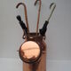 Copper milk pot from farm