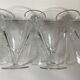 12 antique stemmed glasses