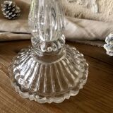 Antique glass candlestick