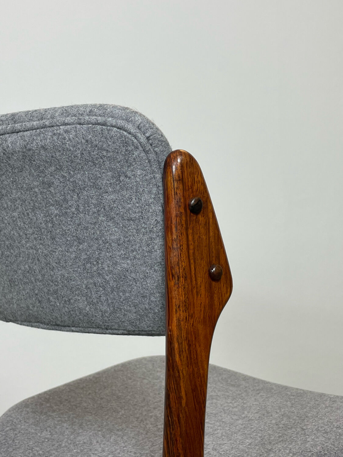 Danish mid-century palisander dining chair model 49 by erik buch for o.d. mobler, 1960s