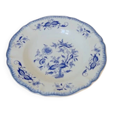 Assiette bleue Lancaster Sarreguemines