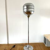 Vintage chrome steel floor lamp