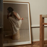 Kinfolk x alium archive art print dans cadre en chêne foncé et verre de haute qualité