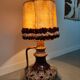 Vintage ceramic sun lamp