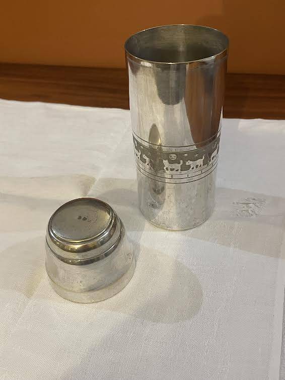 Petit vase argenterie poiçonnée