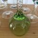 7 stemmed glasses from the Venetian glassworks of Murano from the 70s/80s.
