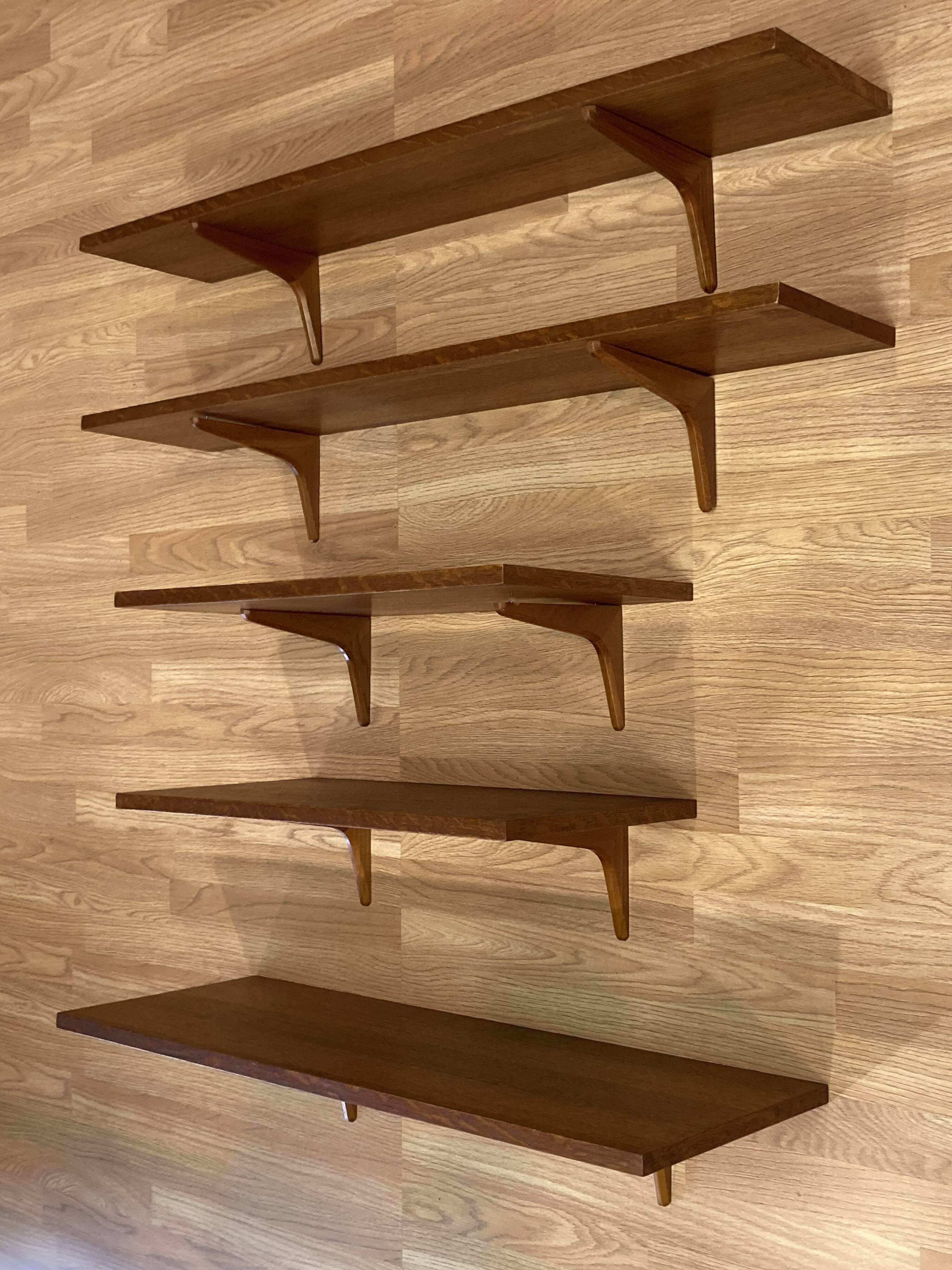 Grande étagère modulable teck design scandinave 1950.