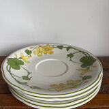 4 saucers Villeroy & Boch