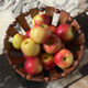Teak fruit basket 1960