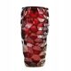 Okulus vase, transparent glass, Ząbkowice, Poland, 1970s