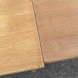 Table à manger scandinave extensible en bois 235cm 1960