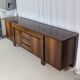 Walnut Sapporo Sideboard by Mario Marenco for Mobilgirgi, 1970s