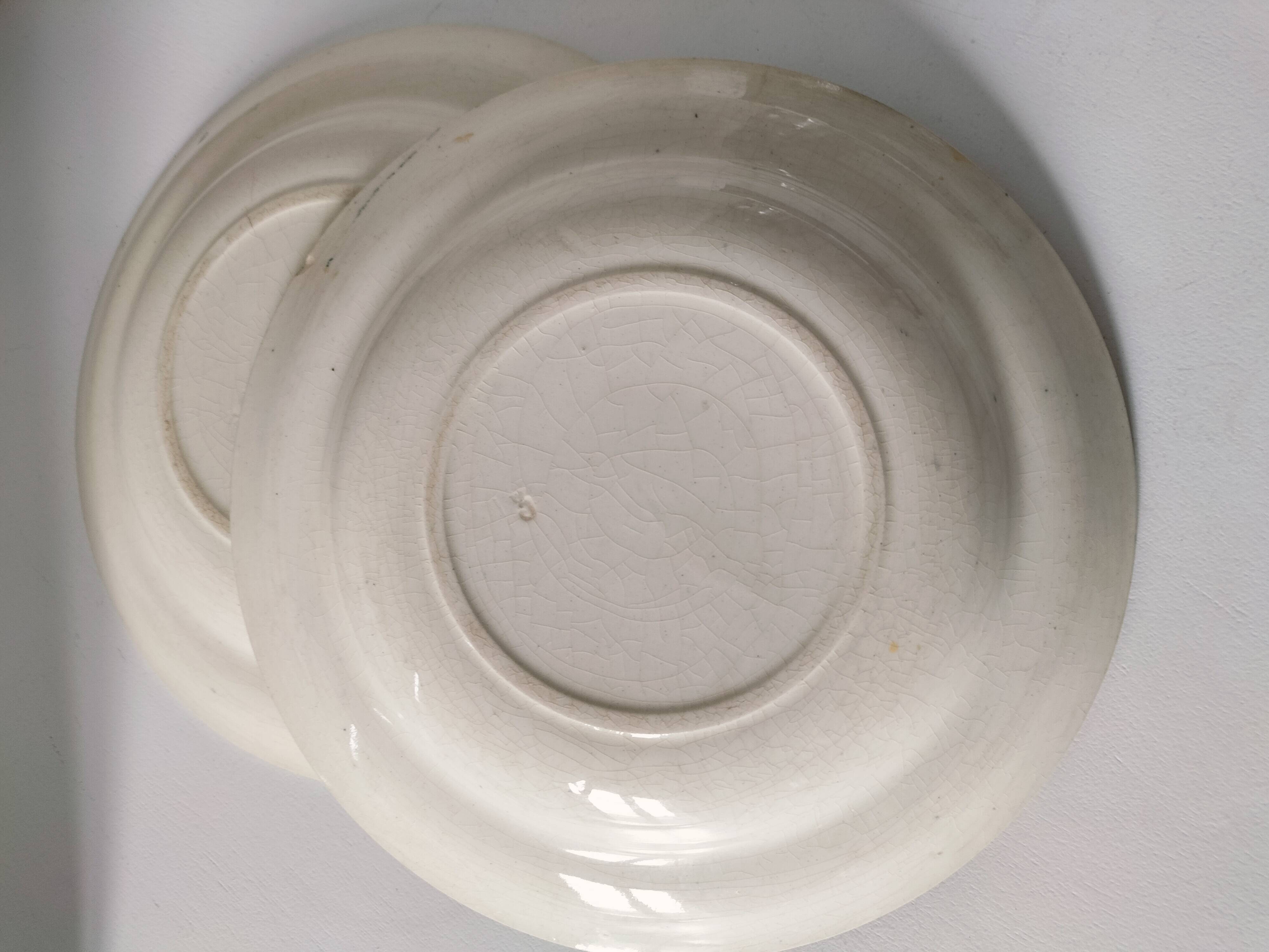 Duo Assiettes creuses Boulenger Choisy le Roi