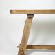 Table en orme par Aranjou France 1970s