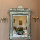 Neo-Renaissance mirror in patinated wood 19th century