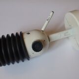 Vintage black bellows metal wall spot 1970