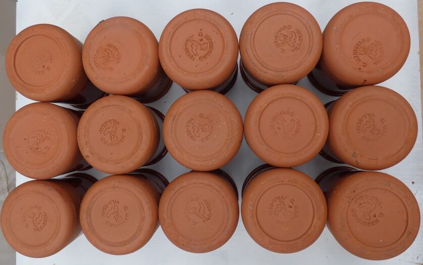 Marble pot VINTAGE inscription Flavor of yesteryear Yoplait brand C. MEIDIANO-VILA REAL