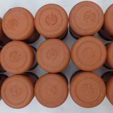 Marble pot VINTAGE inscription Flavor of yesteryear Yoplait brand C. MEIDIANO-VILA REAL