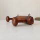 Antique folk art wall coat rack