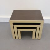 Pull out tables by Ch. Koban, DOM, Germany, 1970s