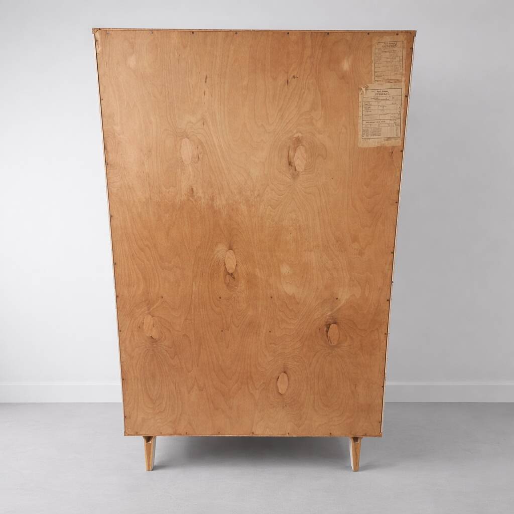 Vintage wardrobe in ash by Francisek Mezulanik, 1970.
