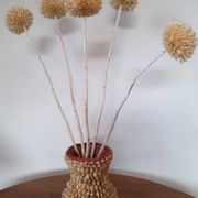 Vase vintage en coquillages