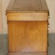 Victorian oak desk with hand-dyed leather.