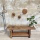 Solid wood carpenter's workbench