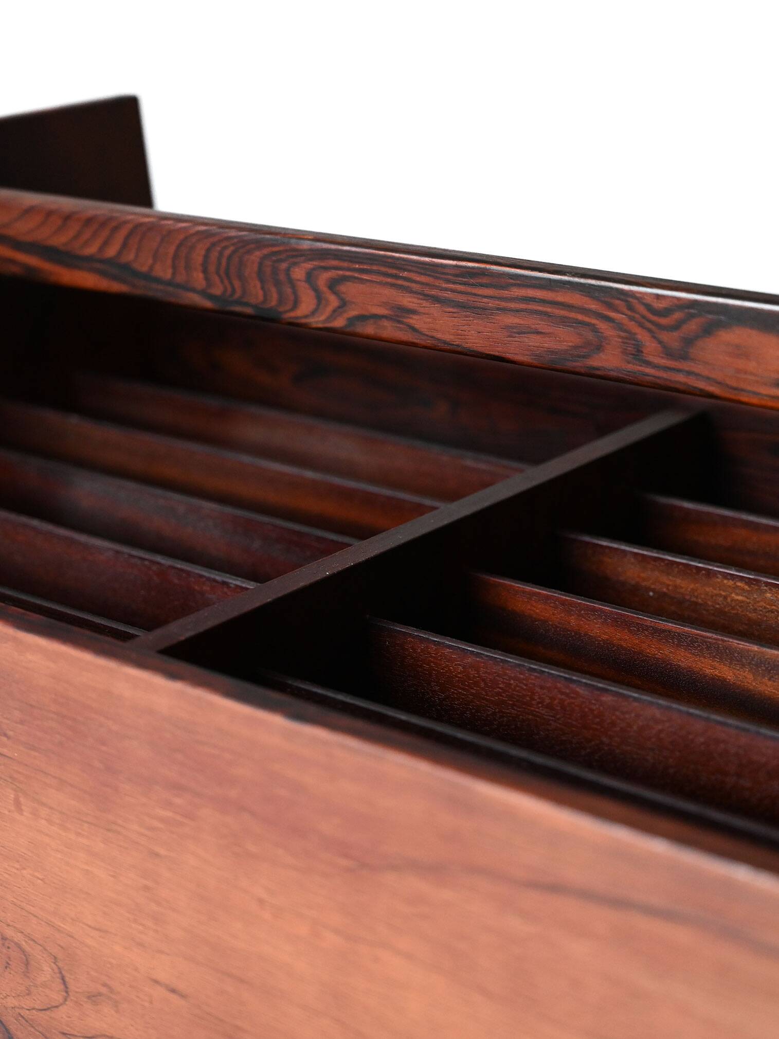 1960s Scandinavian Rosewood Magazine Rack