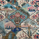 Vintage decorative carpet Mahal 129x79cm