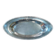 Oval silver-plated dish