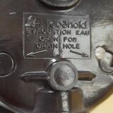 Ebonoid porthole lamp