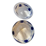 Sets of 2 presentation dishes Digoin Sarreguemines model Efel.