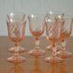 Ltot de 6 verres à liqueur art déco